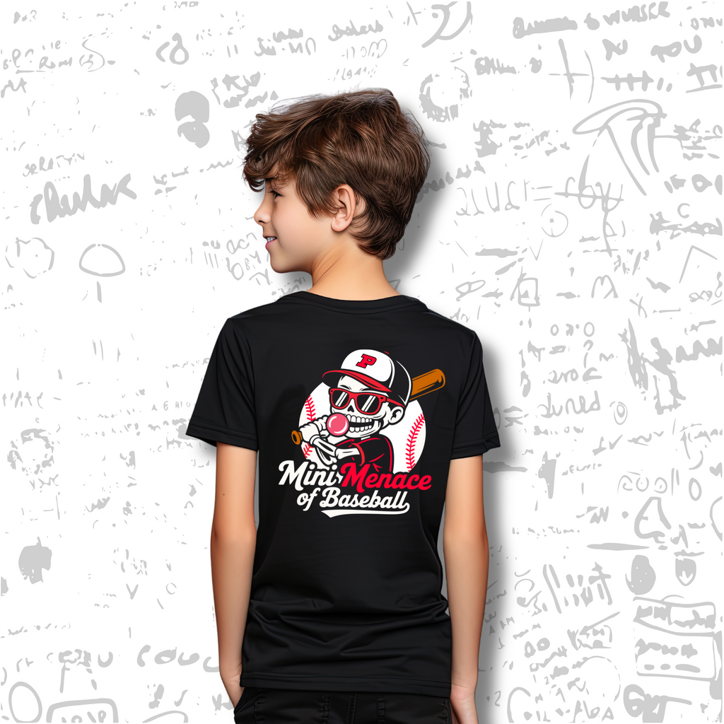 Mini Menace OG Tee – Skull Bubblegum Edition