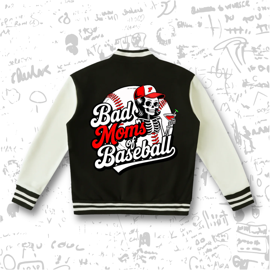 Two-Tone Fleeced Varsity Jacket